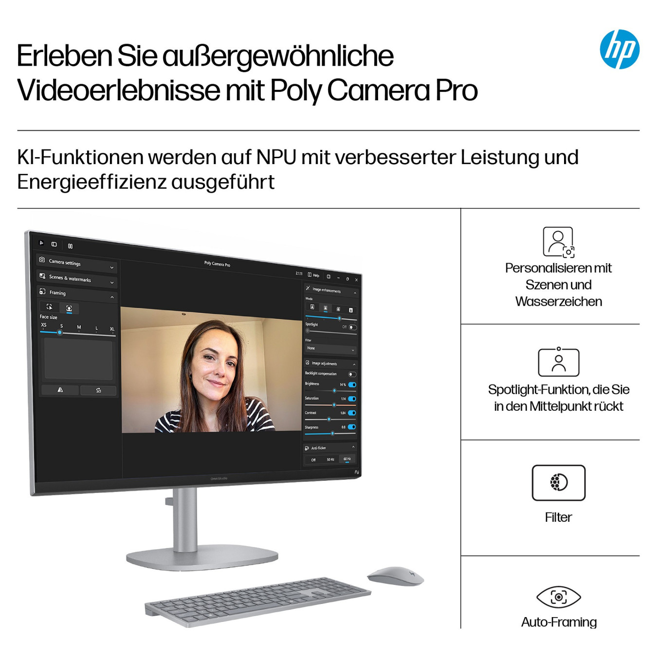 AIO HP OmniStudio X 32' UHD IPS All-in-One Core Ultra 7 256V 16GB 1TB SSD Win11 32-c1073ng — Buy in Cyprus with Fast Delivery
