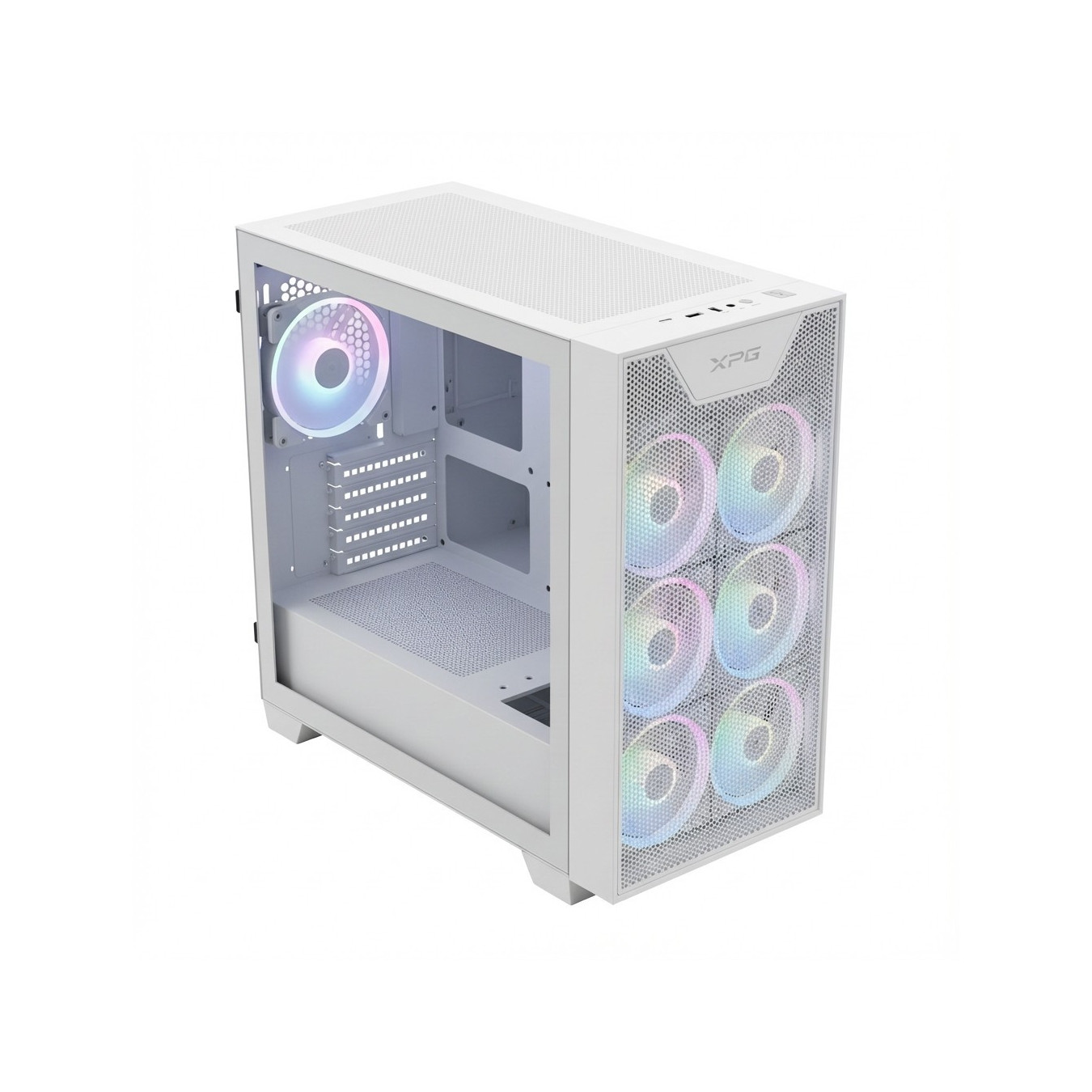 XPG Starker Air BTF E ATX Midi Tower weiß 4x120mm ARGB USB C — Buy in Cyprus with Fast Delivery