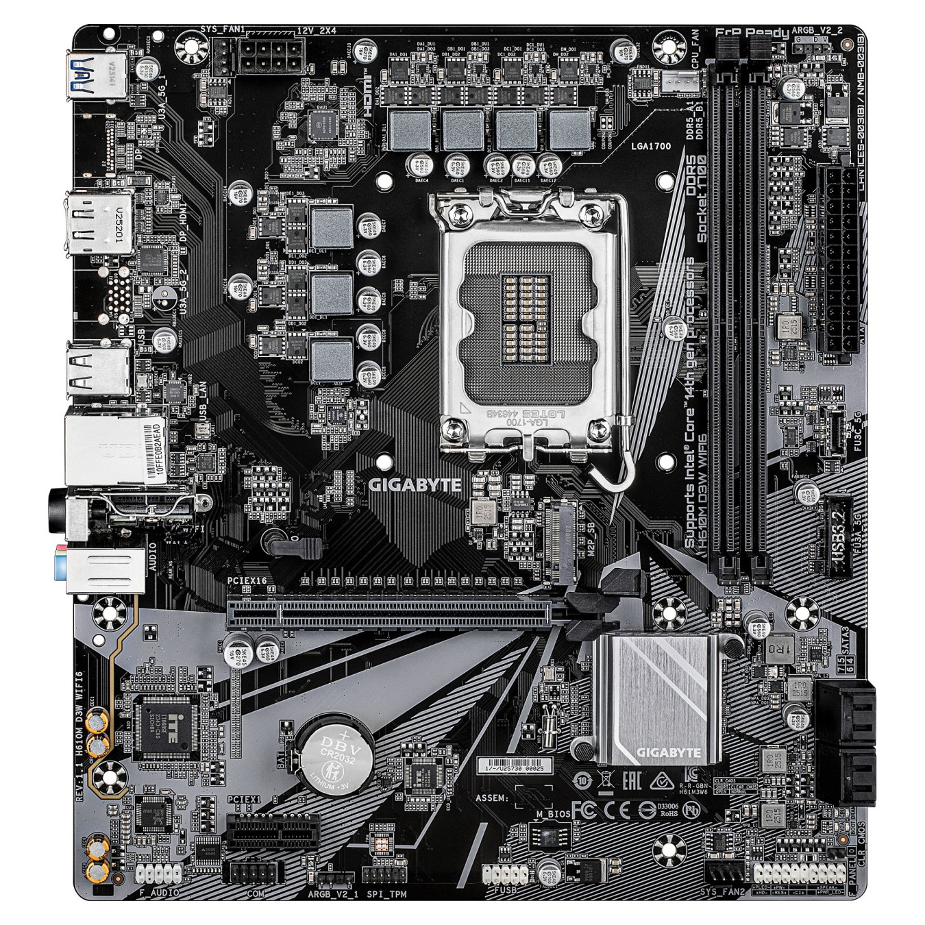 Gigabyte H610M D3W WF6 (H610.S1700.mATX.DDR5 — Buy in Cyprus with Fast Delivery