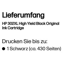 HP Tinte 302XL F6U68AE Schwarz Blister — Buy in Cyprus with Fast Delivery