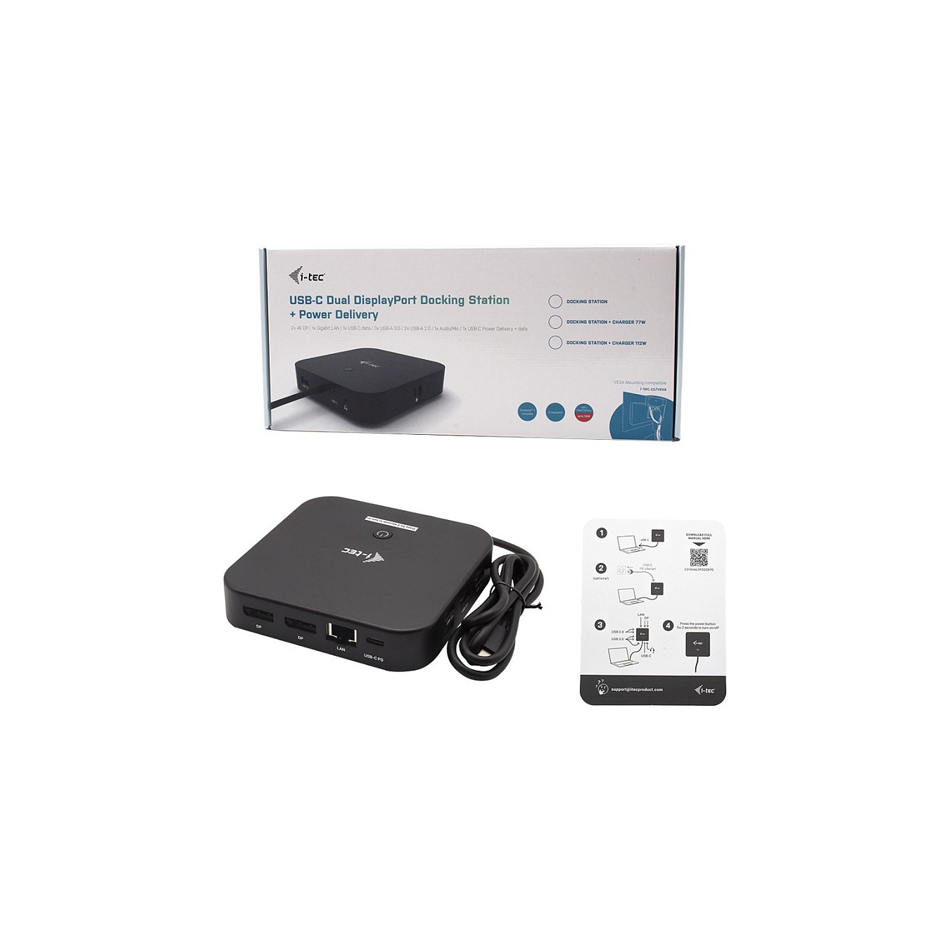 D i-tec USB-C Dual Display Docking Station — Buy in Cyprus with Fast Delivery