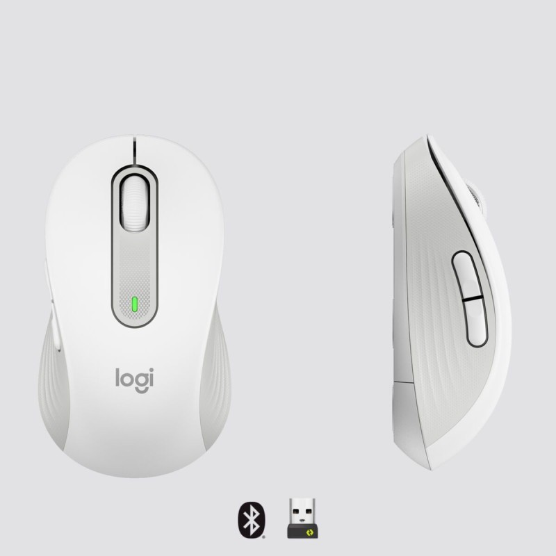 Buy Logitech Signature M650 Wireless Mouse - Right-Hand Ergonomic, White, Blueto... in Cyprus, Nicosia, Limassol, Larnaka, Pafos