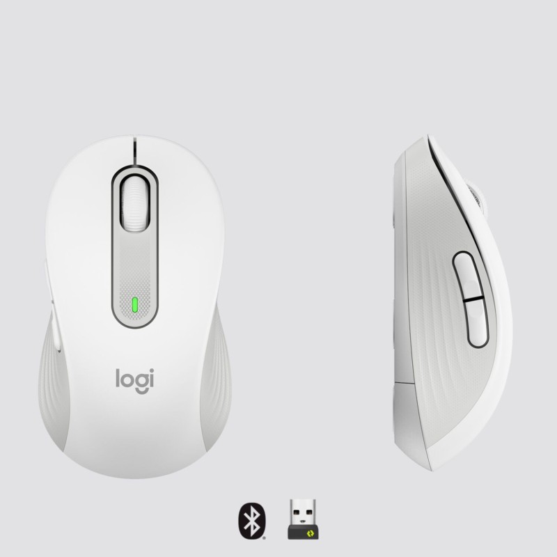 Buy Logitech Signature M650 Wireless Mouse - Right-Hand Ergonomic, White, Blueto... in Cyprus, Nicosia, Limassol, Larnaka, Pafos