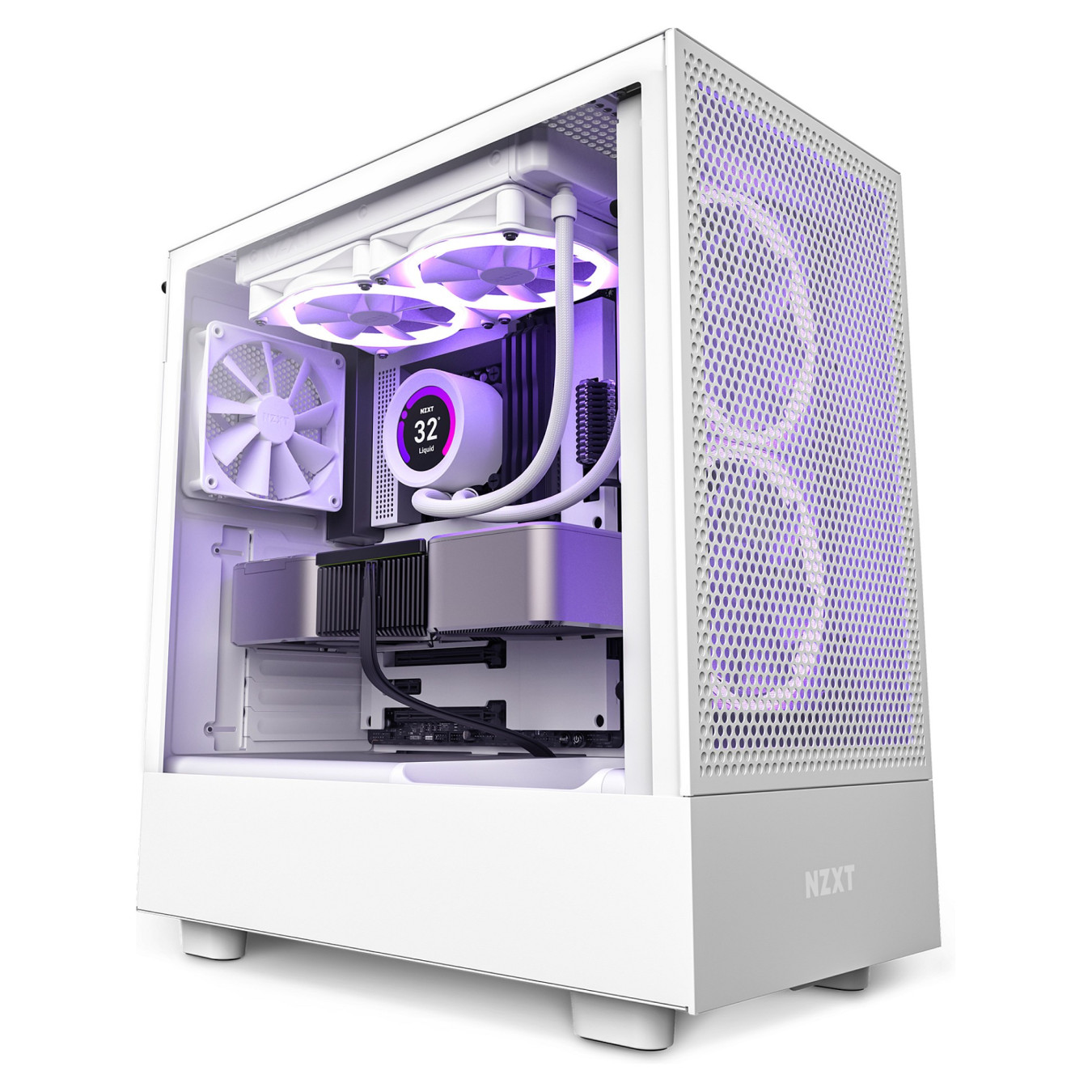 Midi NZXT H5 Flow white — Buy in Cyprus with Fast Delivery