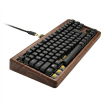 SKILLER SGK50 S3 Wood PBT(holz schwarz. IT-Layout. Gateron G Pro 3.0 Yellow) — Buy in Cyprus with Fast Delivery