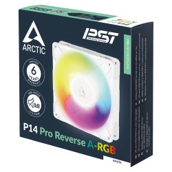 ARCTIC P14 Pro Reverse A-RGB PWM 140mm Fan 3-Pack White (Boxed) — Buy in Cyprus with Fast Delivery