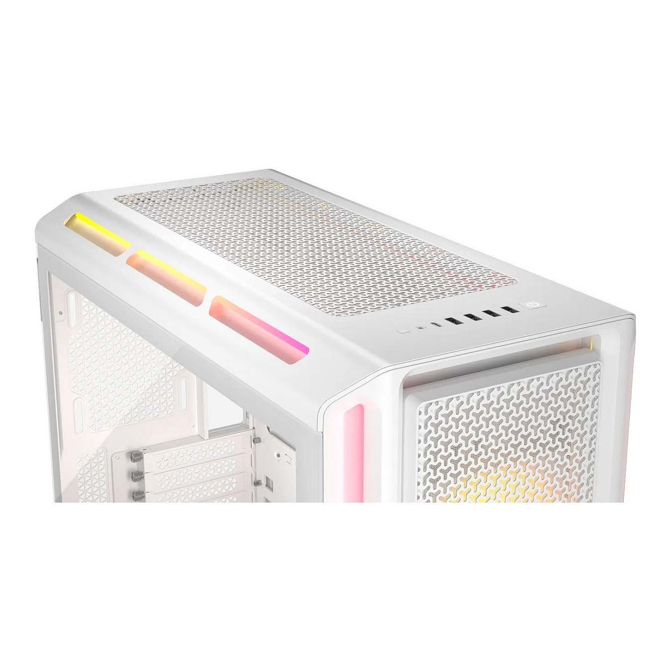 CORSAIR Midi 5000T LX RGB (Tempered Glass) White — Buy in Cyprus with Fast Delivery