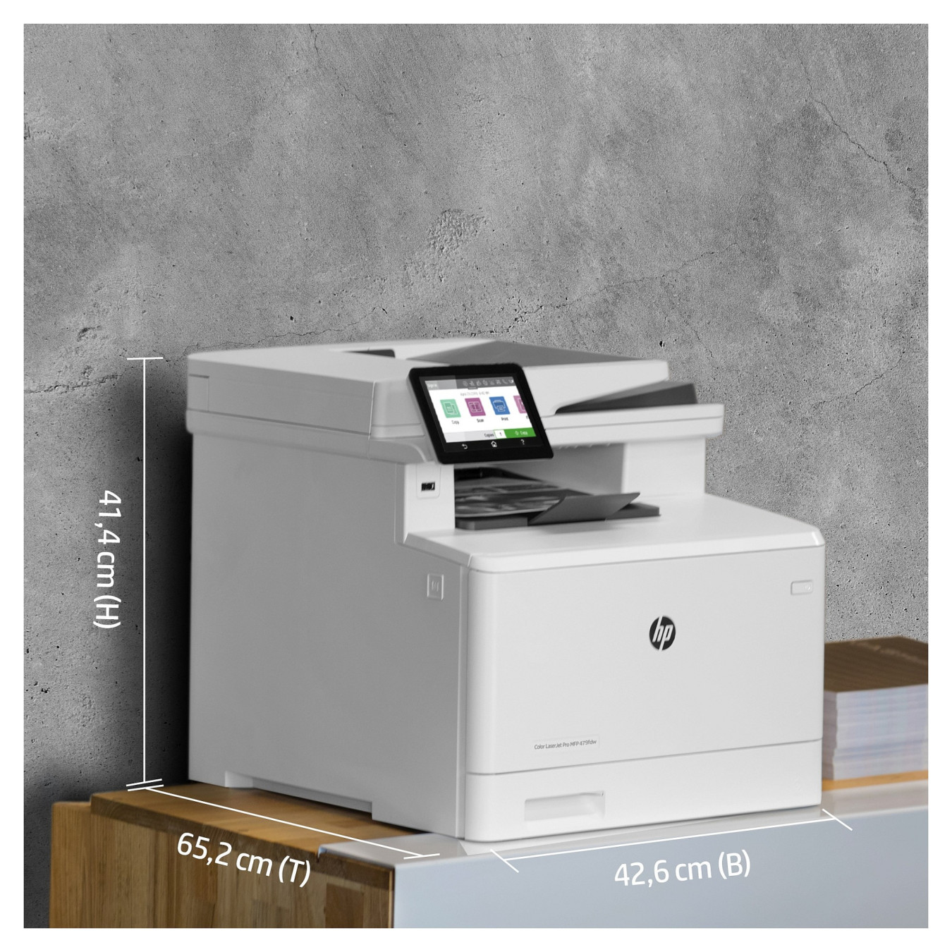 FL HP Color LaserJet Pro MFP M479dw 3in1 A4 LAN WiFi Duplex ADF — Buy in Cyprus with Fast Delivery