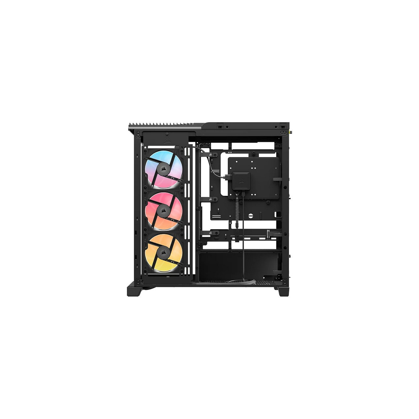CORSAIR Midi 4500X LX RGB Tempered Glass Black — Buy in Cyprus with Fast Delivery