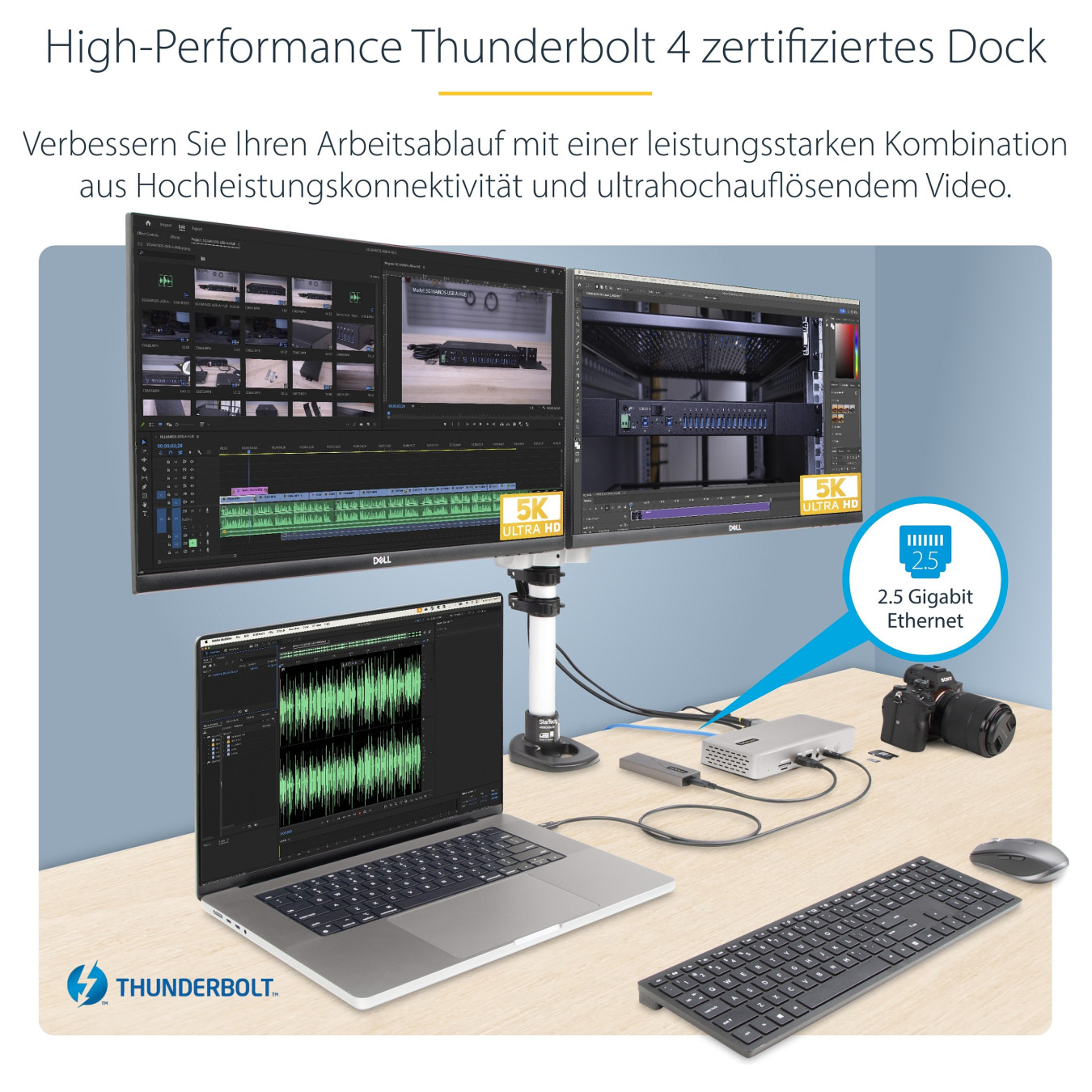 D StarTech THUNDERBOLT 4 DOCK 2X HDMI DP — Buy in Cyprus with Fast Delivery
