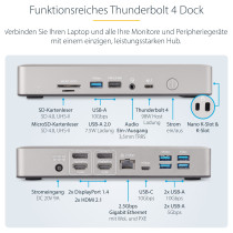D StarTech THUNDERBOLT 4 DOCK 2X HDMI DP — Buy in Cyprus with Fast Delivery