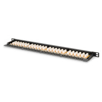 DIGITUS Patchpanel 0.5HE 24-Port Cat6 ungeschirmt schwarz — Buy in Cyprus with Fast Delivery