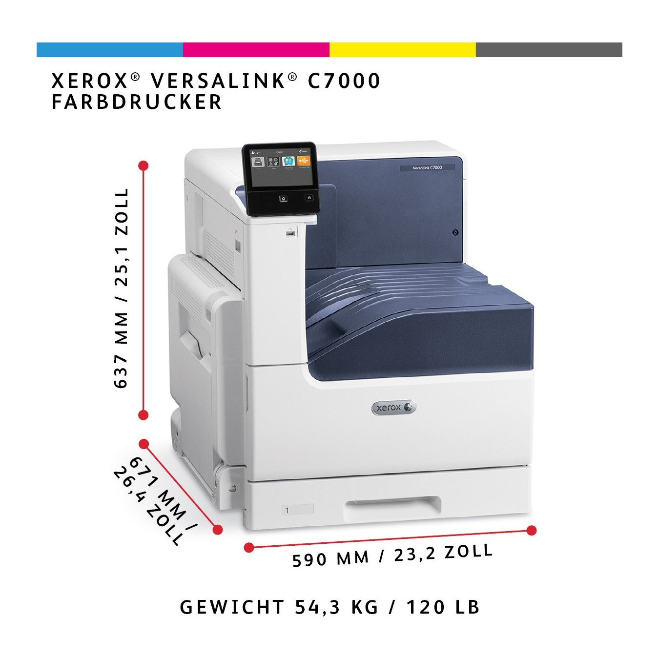FL Xerox Versalink C 7000 VN C7000V_N - Drucker - Laser LED-Druck — Buy in Cyprus with Fast Delivery