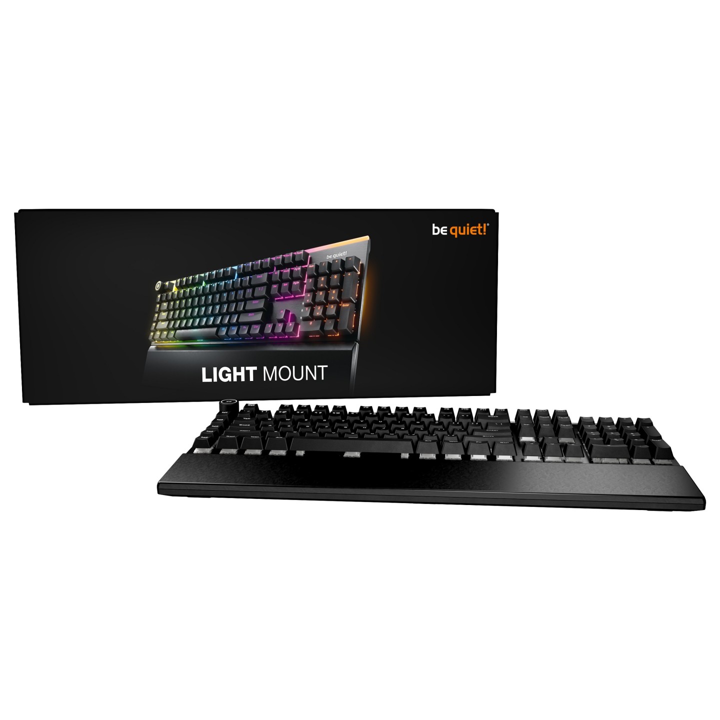 be quiet! Light Mount Silent Linear Gaming Keyboard DE ISO USB RGB (Boxed) — Buy in Cyprus with Fast Delivery