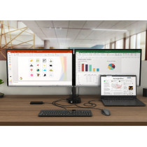 I-TEC USB-C Dual Display Docking Station - C31DUALDPDOCKPD100W - USB-C Dock, Dual 4K60, DP1.4, 100W PD, Gigabit LAN, 6x USB