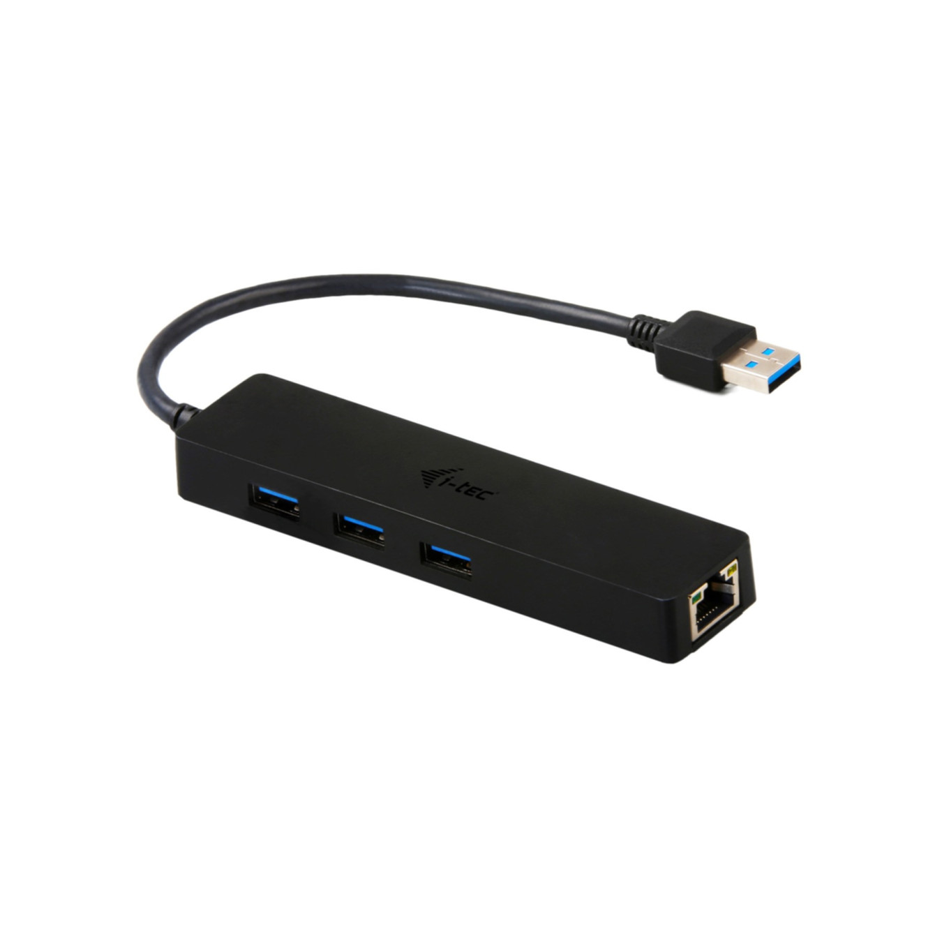 i-tec USB-C Slim Hub - 3-Port with Gigabit Ethernet Adapter - Compact Aluminum USB-C Adapter