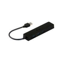 i-tec USB-C Slim Hub - 3-Port with Gigabit Ethernet Adapter - Compact Aluminum USB-C Adapter