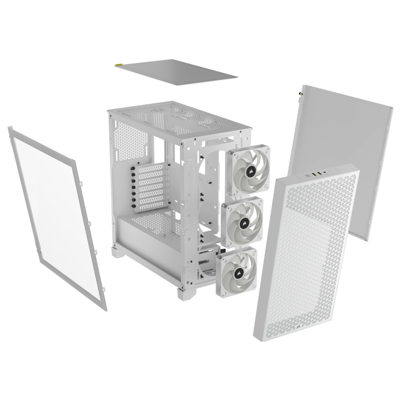 Corsair 3000D RGB Airflow weiß Midi Tower ATX Gaming Gehäuse — Buy in Cyprus with Fast Delivery