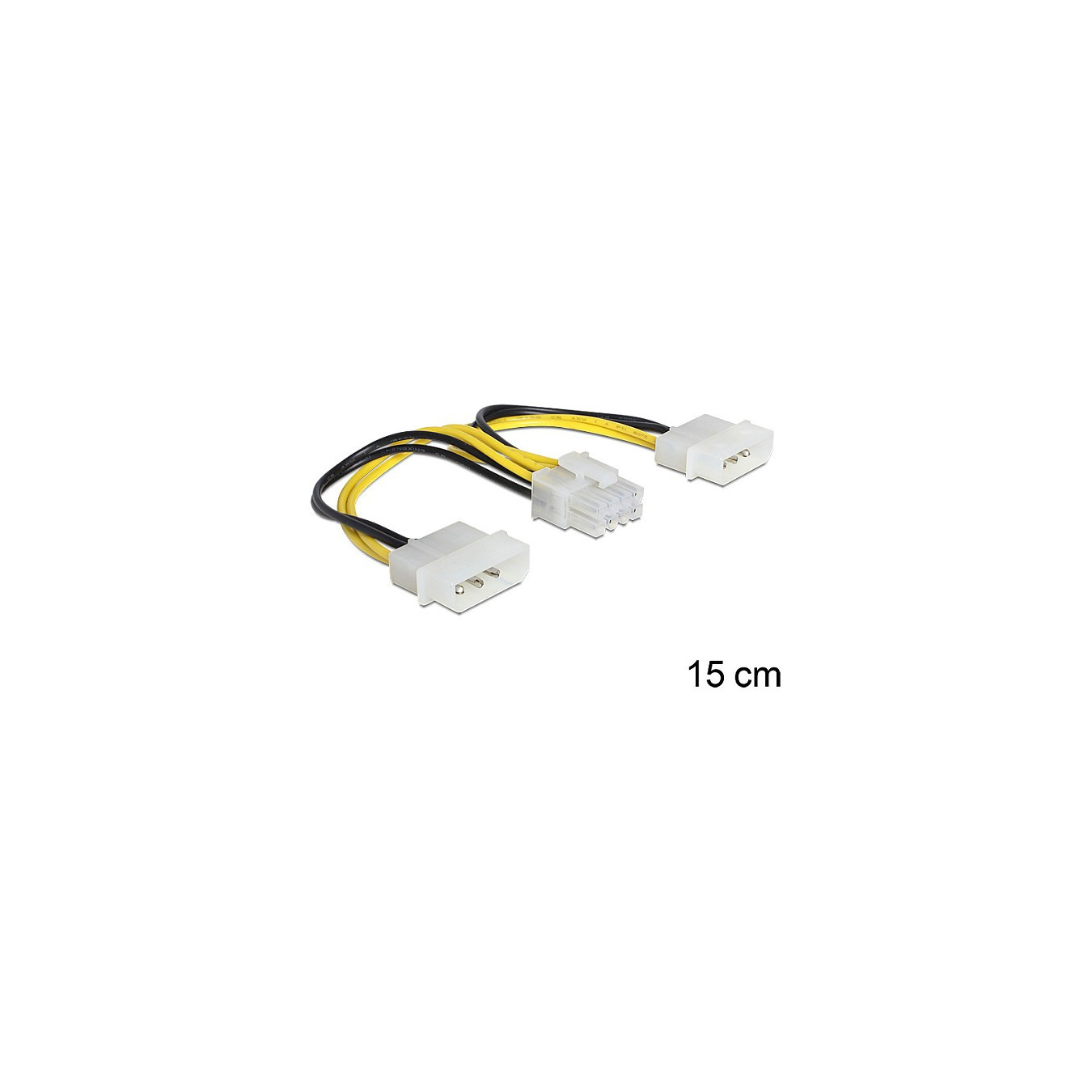 DeLOCK EPS12V 8-polig to 4-polig (BU-ST) 15cm — Buy in Cyprus with Fast Delivery