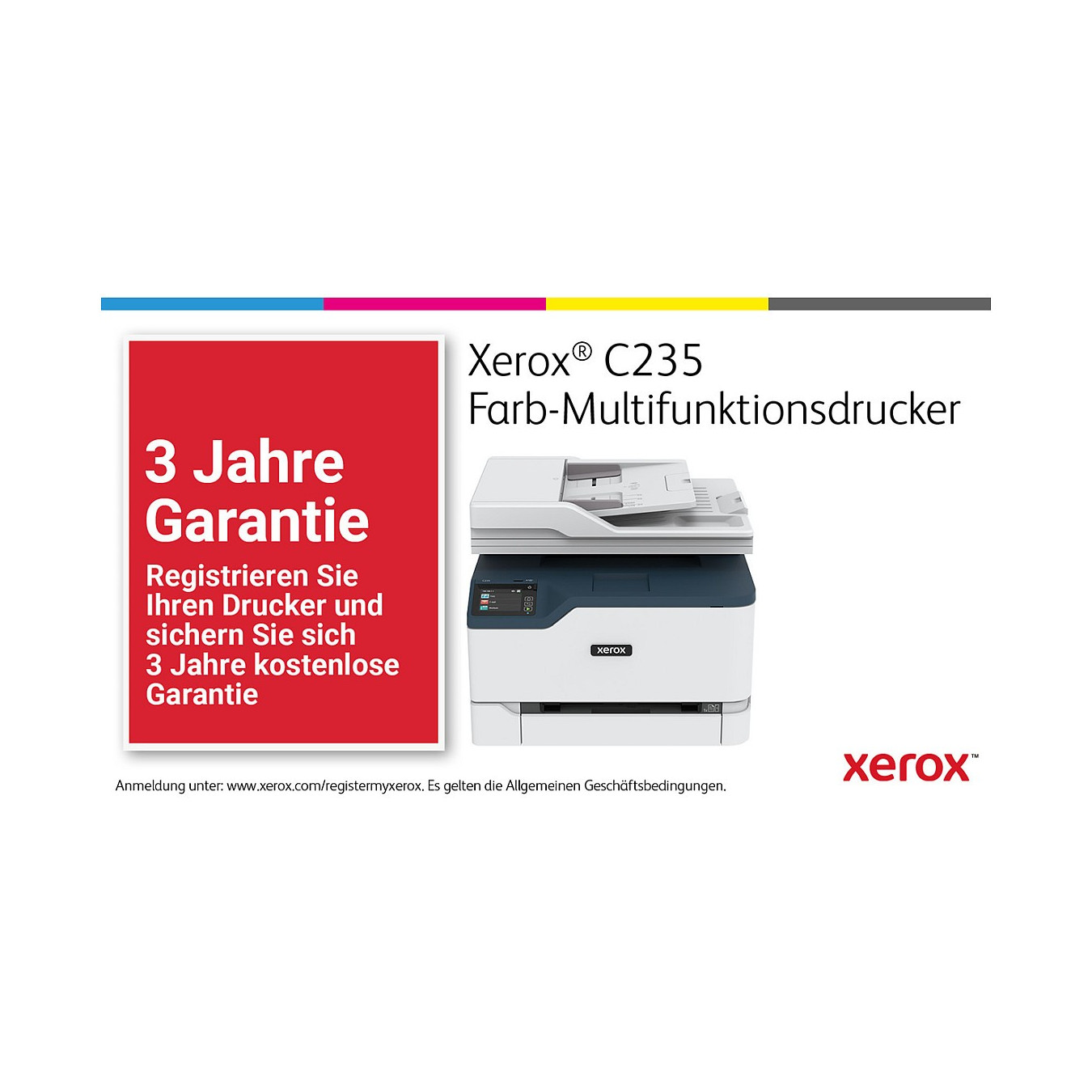 FL Xerox C235 Farblaserdrucker 4in1 A4 22 S. Min. LAN WLAN ADF Duplex — Buy in Cyprus with Fast Delivery