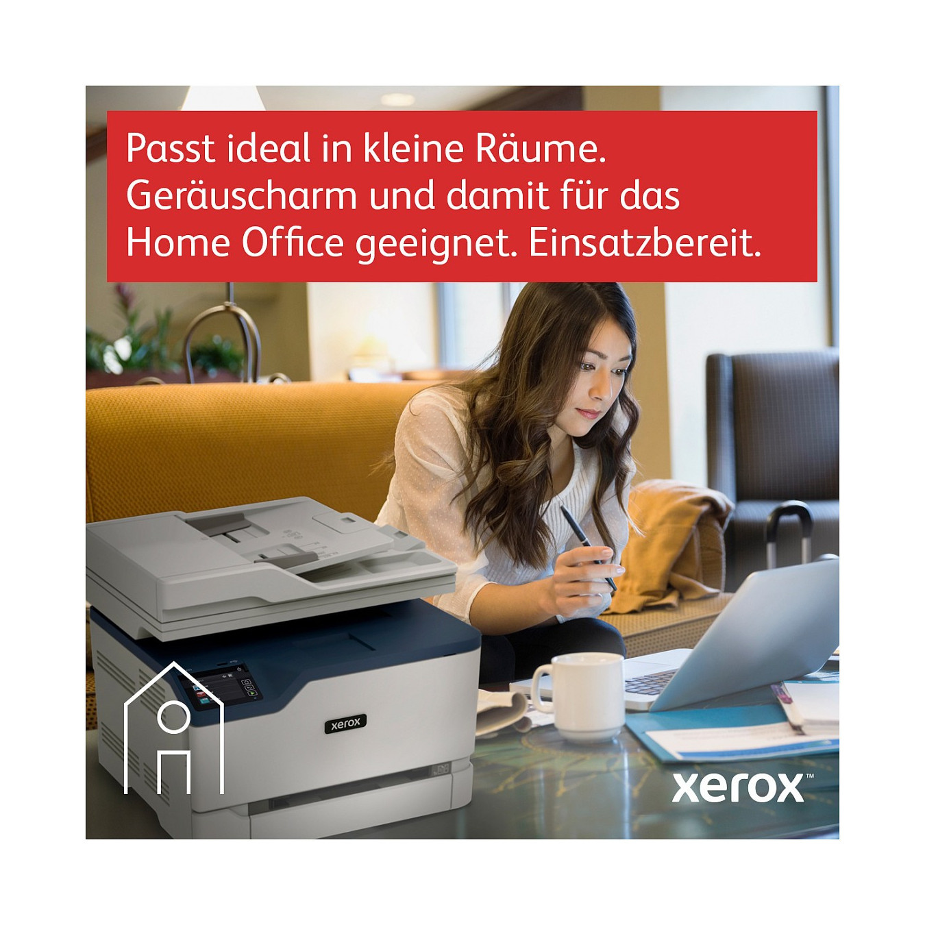 FL Xerox C235 Farblaserdrucker 4in1 A4 22 S. Min. LAN WLAN ADF Duplex — Buy in Cyprus with Fast Delivery
