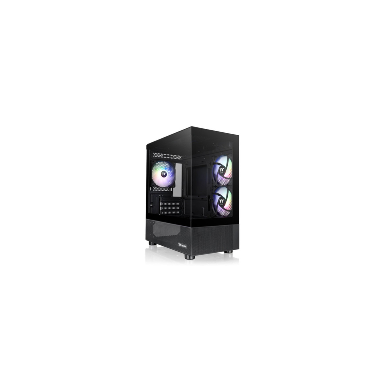 Thermaltake View 170 TG ARGB - Micro-ATX/Mini-ITX Micro Tower Case, Black, Tempered Glass, ARGB Fans
