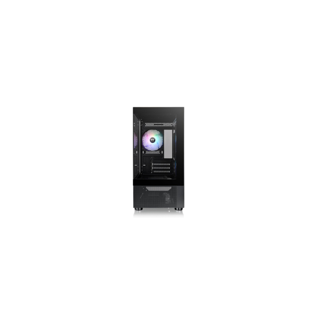 Thermaltake View 170 TG ARGB - Micro-ATX/Mini-ITX Micro Tower Case, Black, Tempered Glass, ARGB Fans