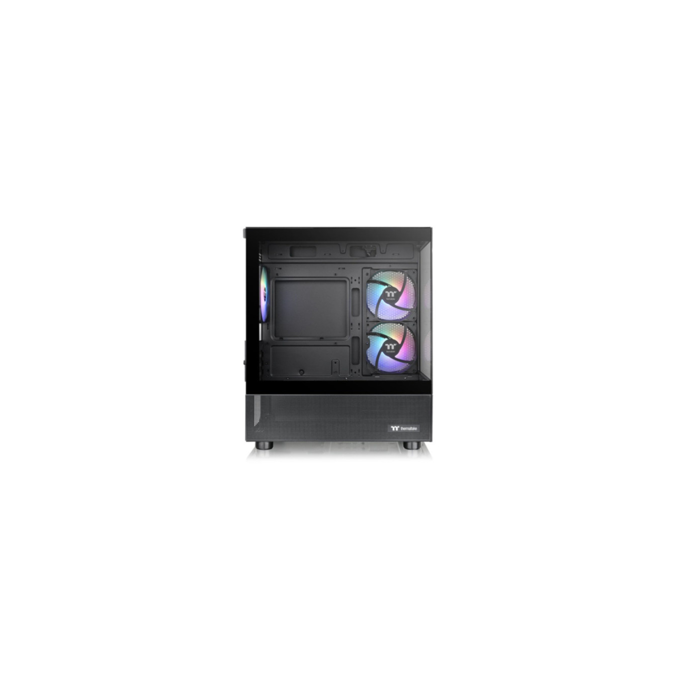 Thermaltake View 170 TG ARGB - Micro-ATX/Mini-ITX Micro Tower Case, Black, Tempered Glass, ARGB Fans