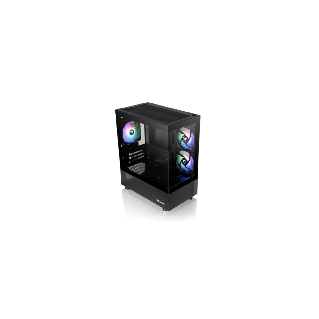 Thermaltake View 170 TG ARGB - Micro-ATX/Mini-ITX Micro Tower Case, Black, Tempered Glass, ARGB Fans