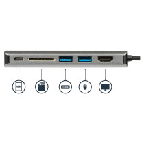 D StarTech USB-C MULTIPORT ADAPTER W SD — Buy in Cyprus with Fast Delivery