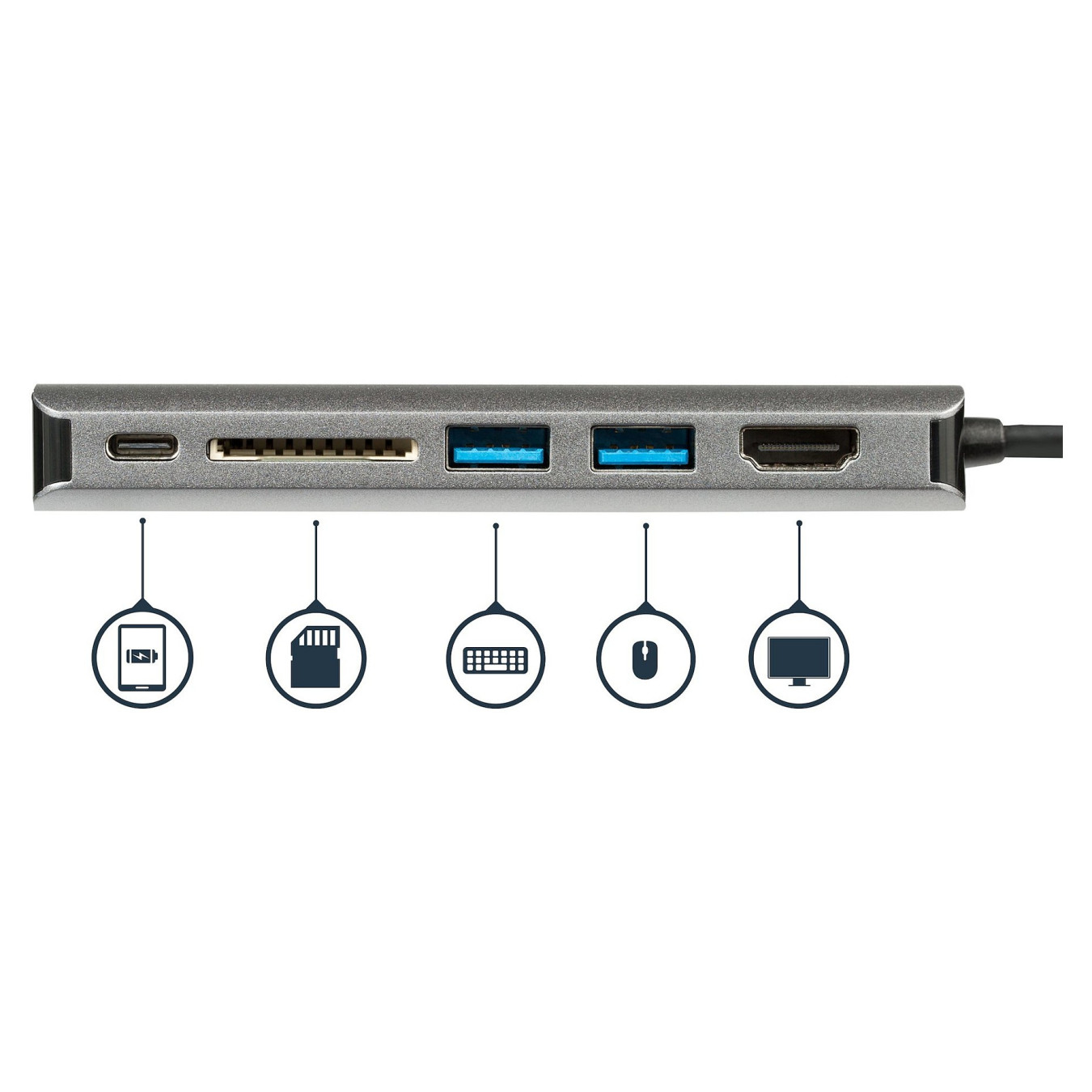 D StarTech USB-C MULTIPORT ADAPTER W SD — Buy in Cyprus with Fast Delivery