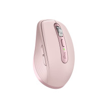 Logitech MX Anywhere 3S - 910-006931 - Compact Right-Hand Wireless Mouse, Pink, 8000 DPI, USB-C Rechargeable