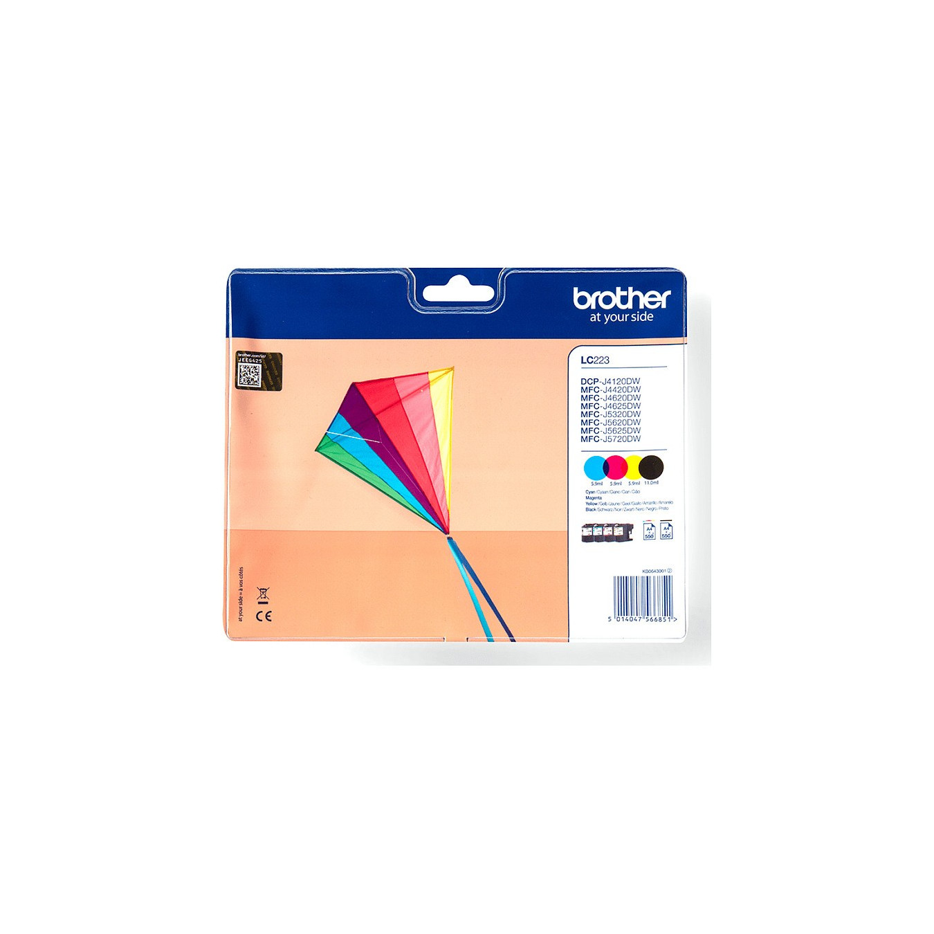 Brother Tinte LC-223VALBP Value Pack (BK C M Y) — Buy in Cyprus with Fast Delivery
