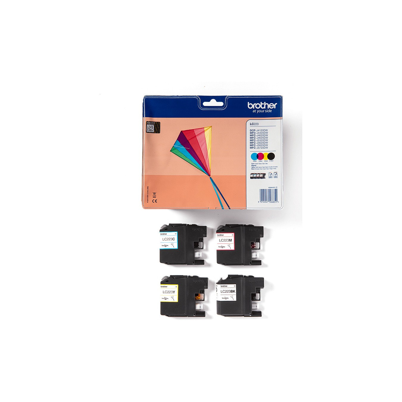 Brother Tinte LC-223VALBP Value Pack (BK C M Y) — Buy in Cyprus with Fast Delivery