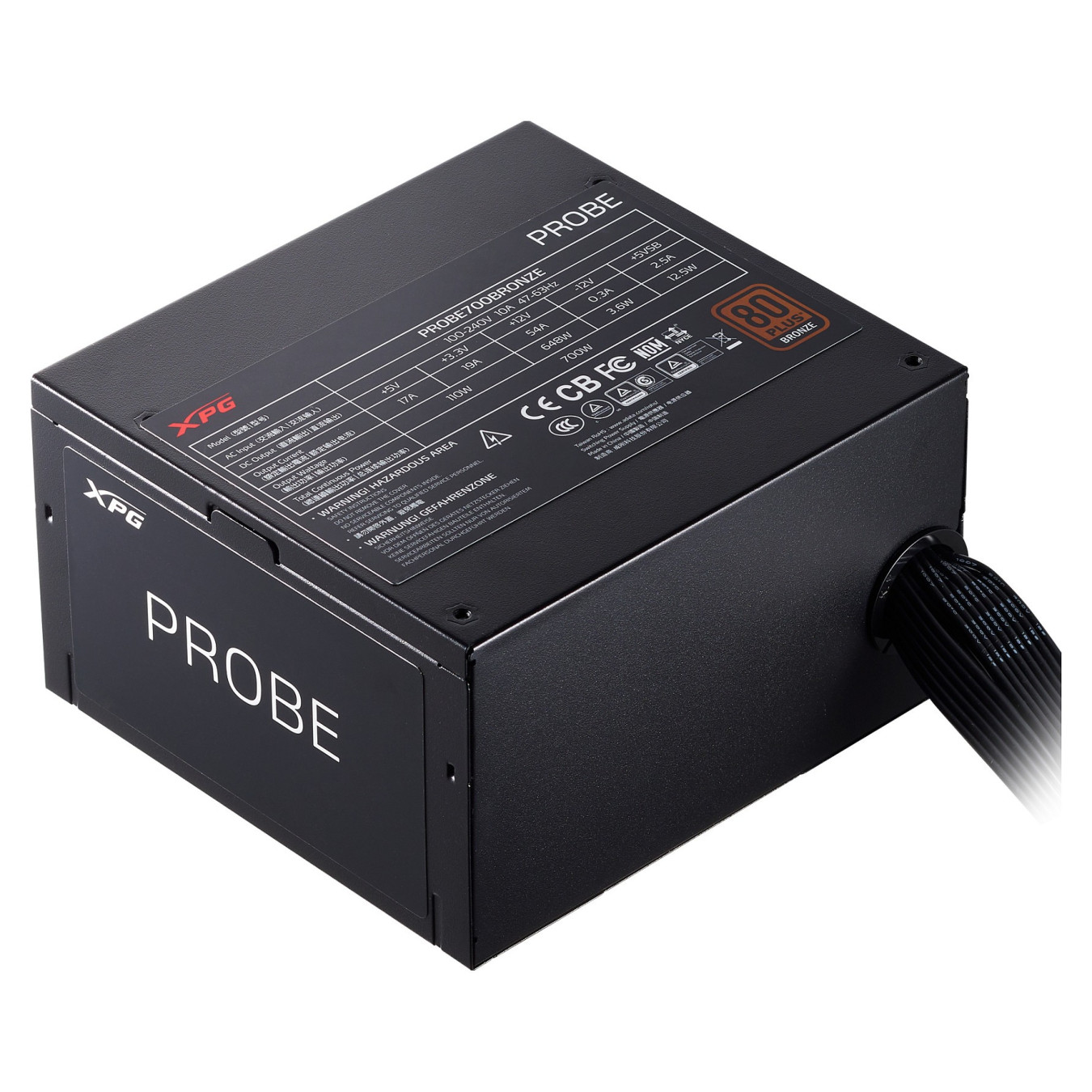 XPG Probe 600 600W ATX 2.4 80 Plus Bronze non modular — Buy in Cyprus with Fast Delivery