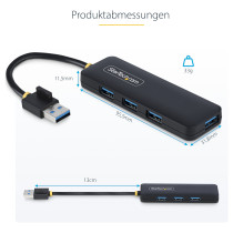 StarTech 4-PORT USB-A HUB 5GBPS PORTABLE — Buy in Cyprus with Fast Delivery