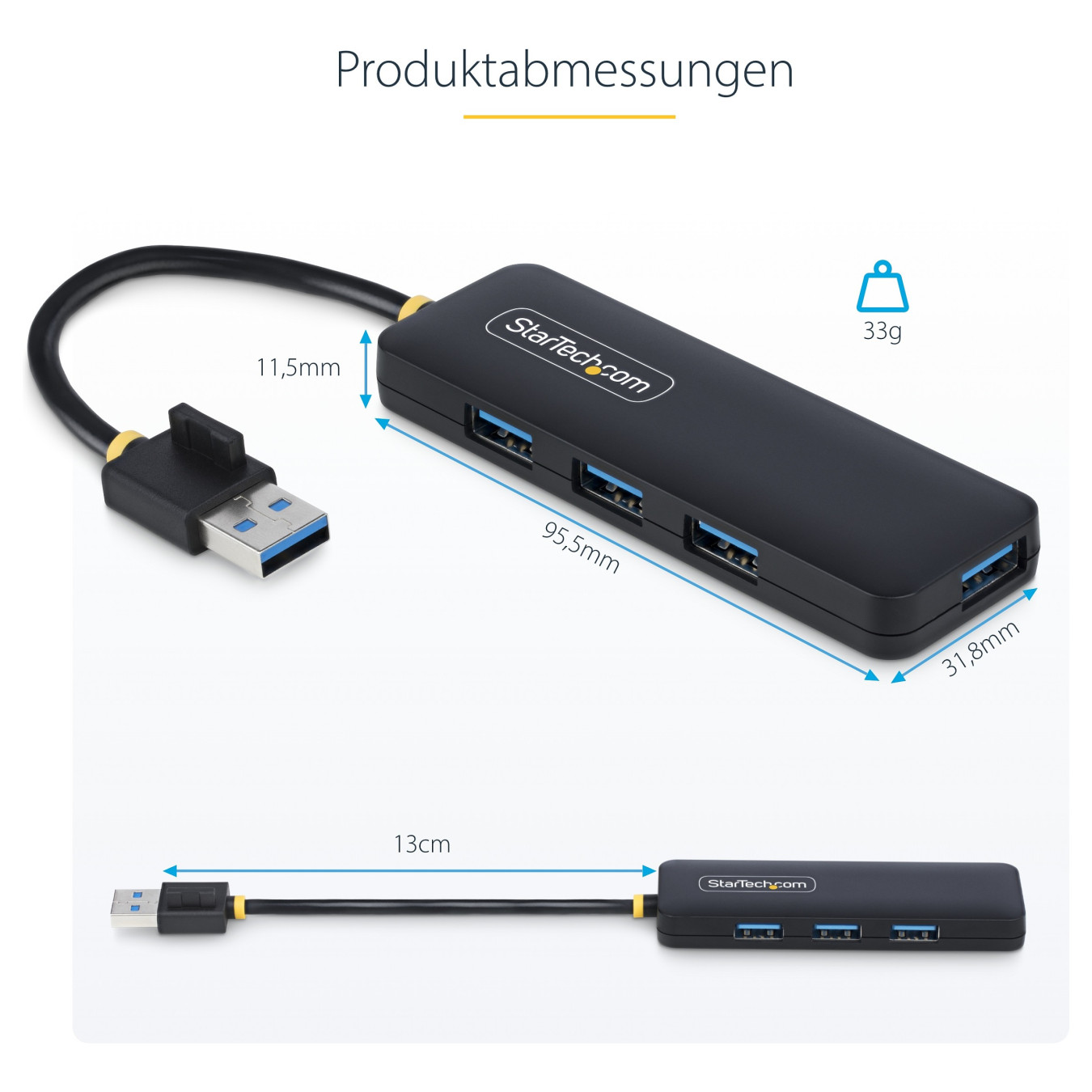 StarTech 4-PORT USB-A HUB 5GBPS PORTABLE — Buy in Cyprus with Fast Delivery