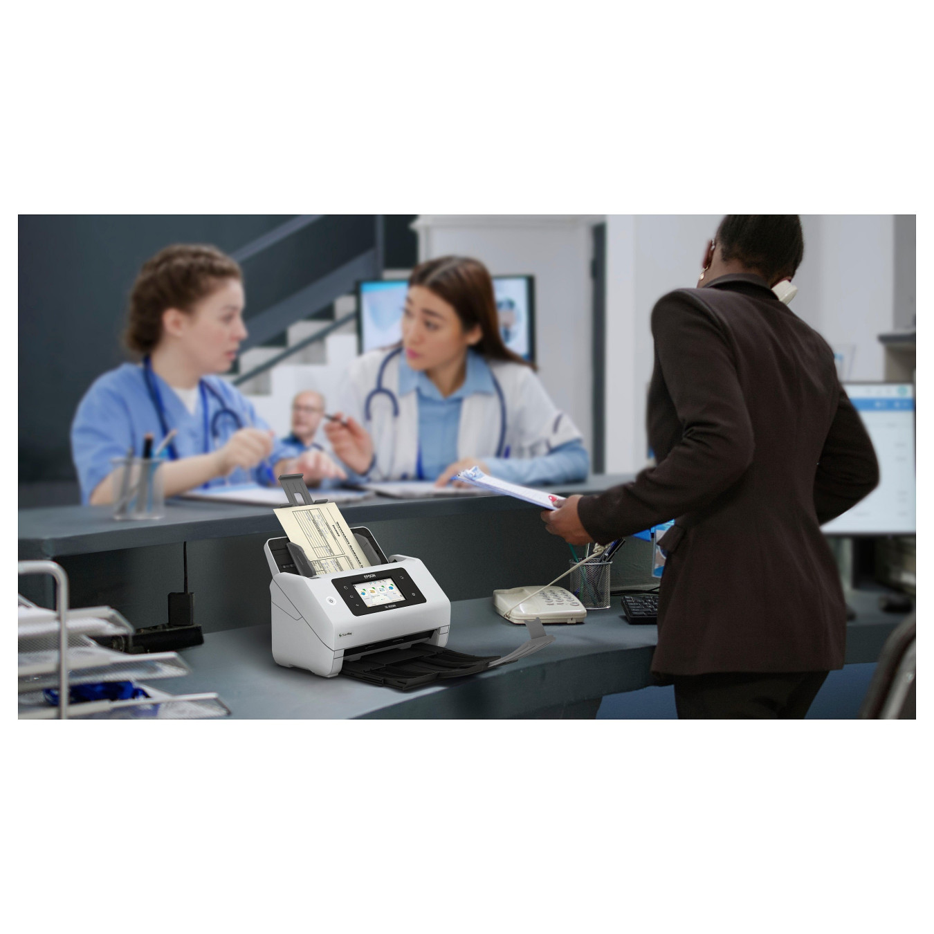 EPSON WorkForce DS-900WN Scanner A4 network and Wifi 70ppm 140ipm feeder 100 sheets — Buy in Cyprus with Fast Delivery