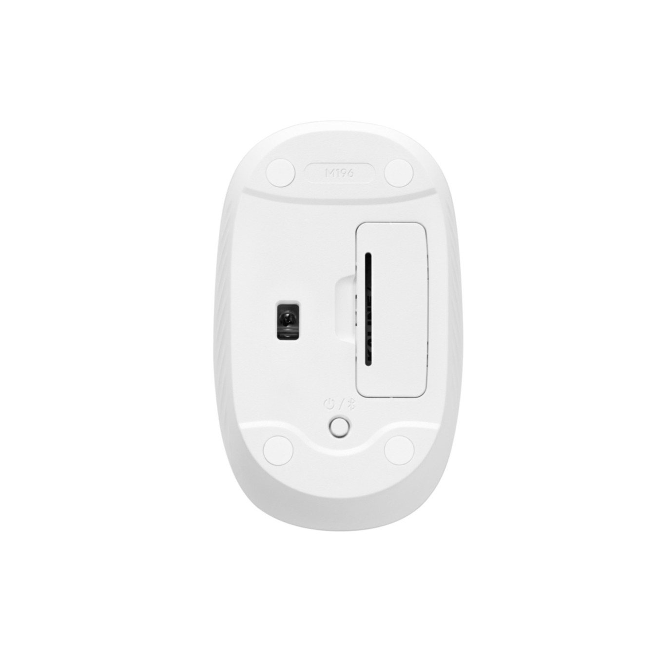 Logitech M196 Wireless Mouse - 910-007460 - Off-White, Compact Optical, 2.4 GHz USB Nano Receiver