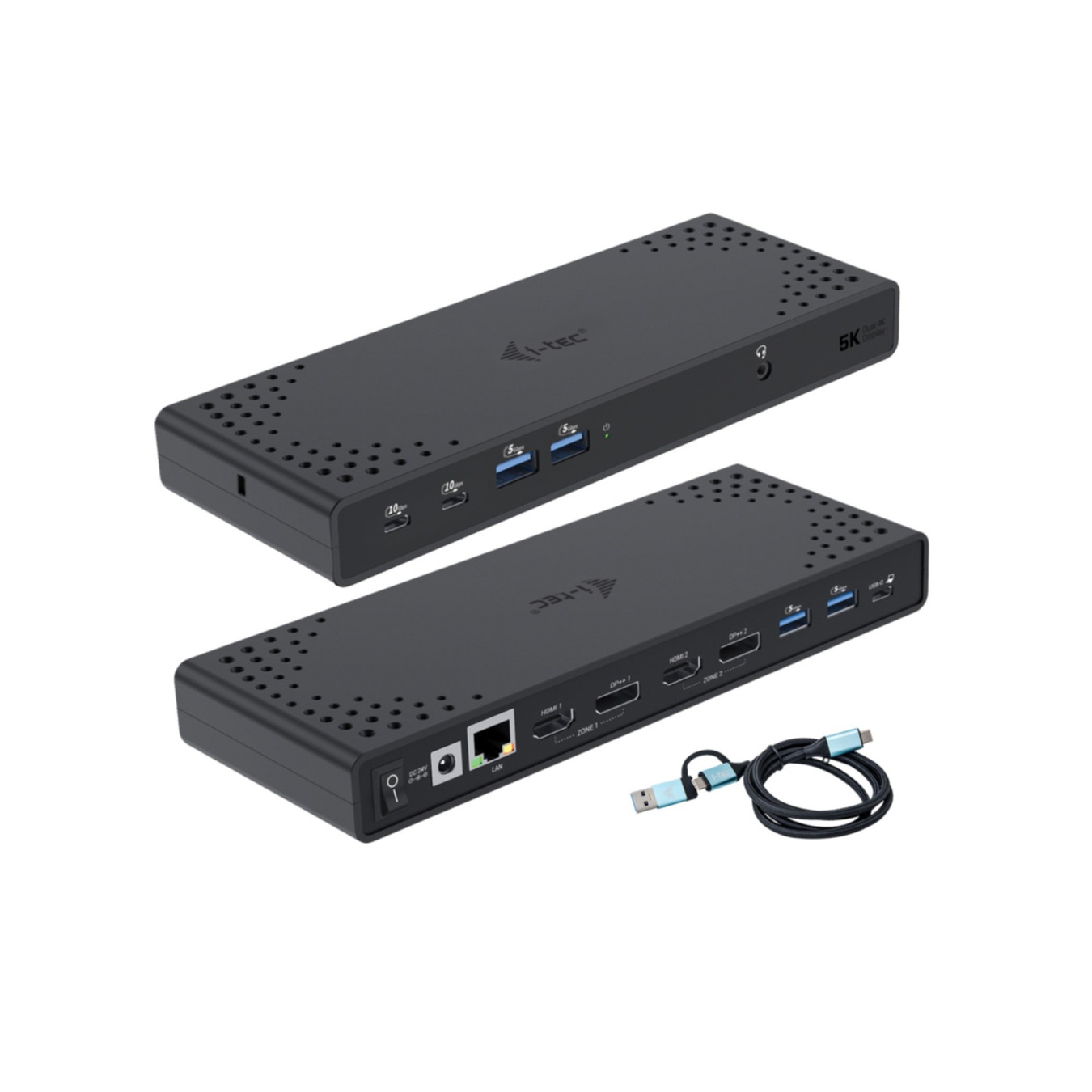 i-tec USB-C Thunderbolt Dock - Thunderbolt 4 & 3 Compatible - USB 3.0 Multiport Docking Station