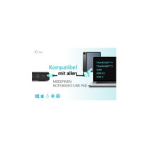 i-tec USB-C Thunderbolt Dock - Thunderbolt 4 & 3 Compatible - USB 3.0 Multiport Docking Station