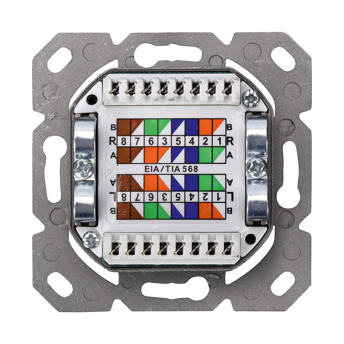 DIGITUS Anschlussdose Cat5e 2xRJ45 geschirmt Unt. Signalweiß — Buy in Cyprus with Fast Delivery