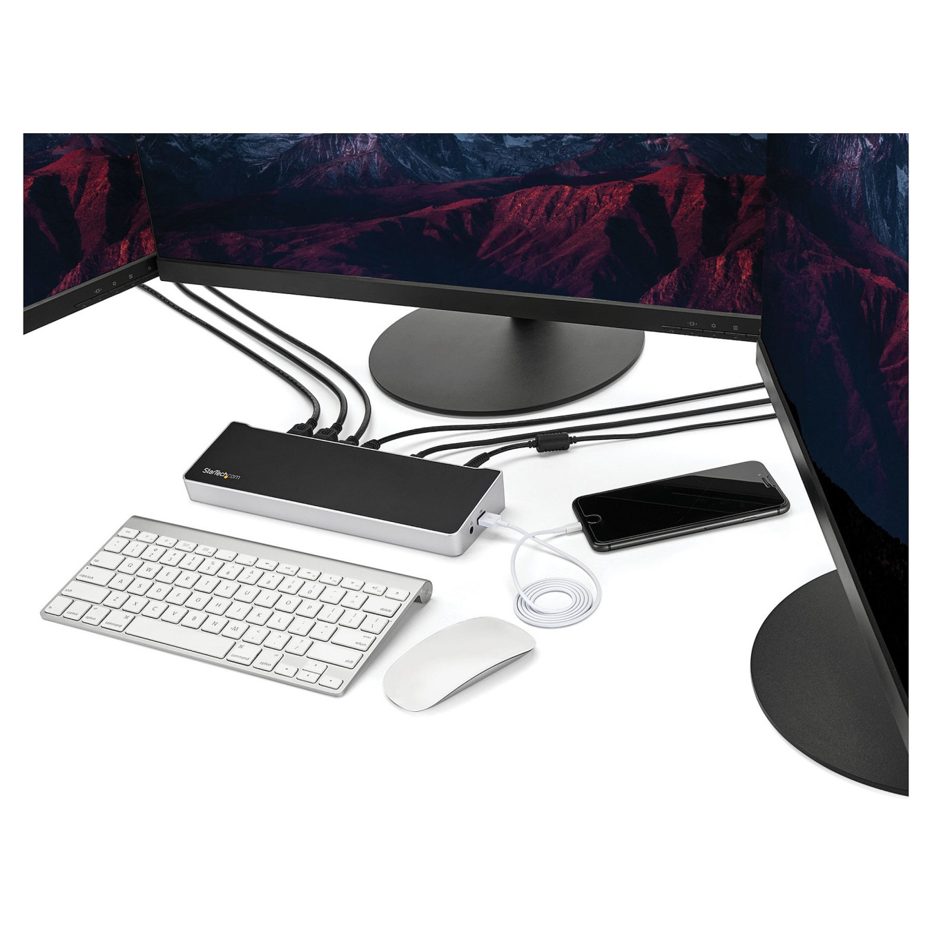 D StarTech TRIPLE 4K USB-C DOCK - 100W PD — Buy in Cyprus with Fast Delivery