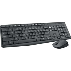 Buy Logitech Wireless Keyboard & Mouse Combo - MK235 (920-007905) - Black, Germa... in Cyprus, Nicosia, Limassol, Larnaka, Pafos