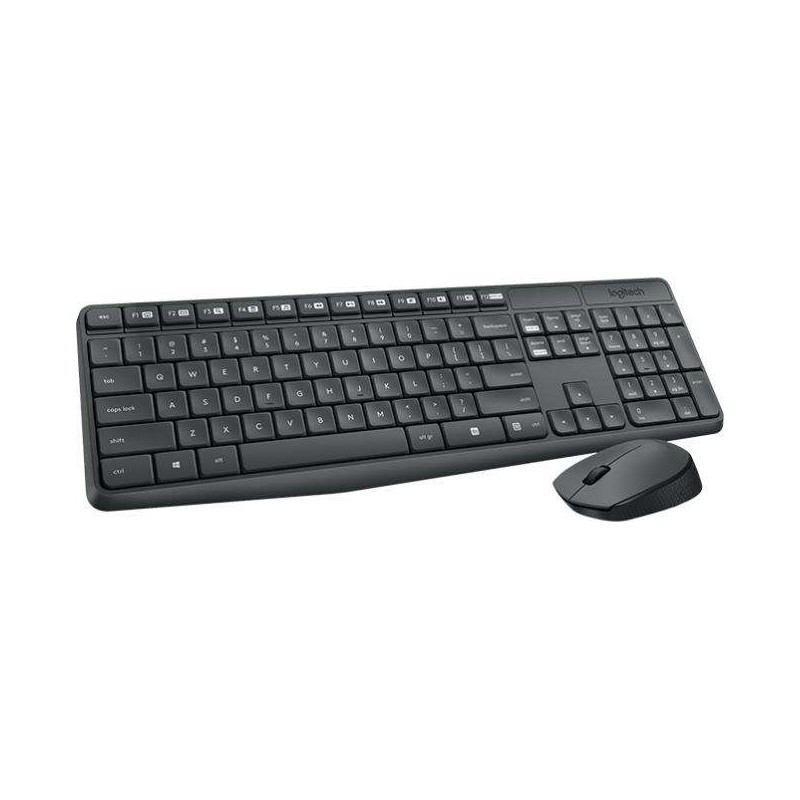 Logitech MK235 Wireless Keyboard & Mouse Combo - German QWERTZ, Full-Size (Boxed) — Buy in Cyprus with Fast Delivery