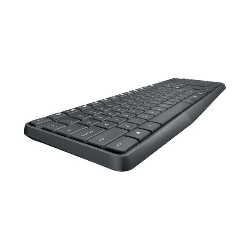 Buy Logitech Wireless Keyboard & Mouse Combo - MK235 (920-007905) - Black, Germa... in Cyprus, Nicosia, Limassol, Larnaka, Pafos