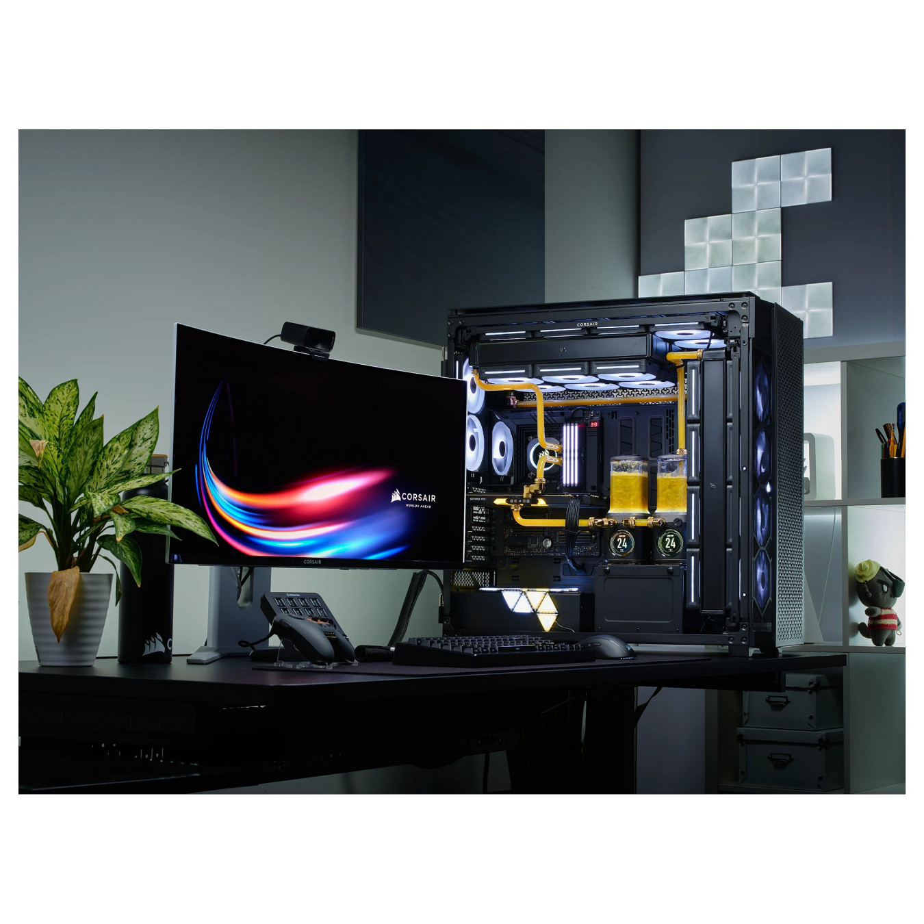 CORSAIR Frame 9000D RGB Schwarz Super Full Tower ATX Gaming Gehäuse — Buy in Cyprus with Fast Delivery