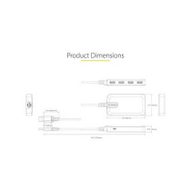 D StarTech 4-PORT USB HUB 5GBPS PORTABLE — Buy in Cyprus with Fast Delivery