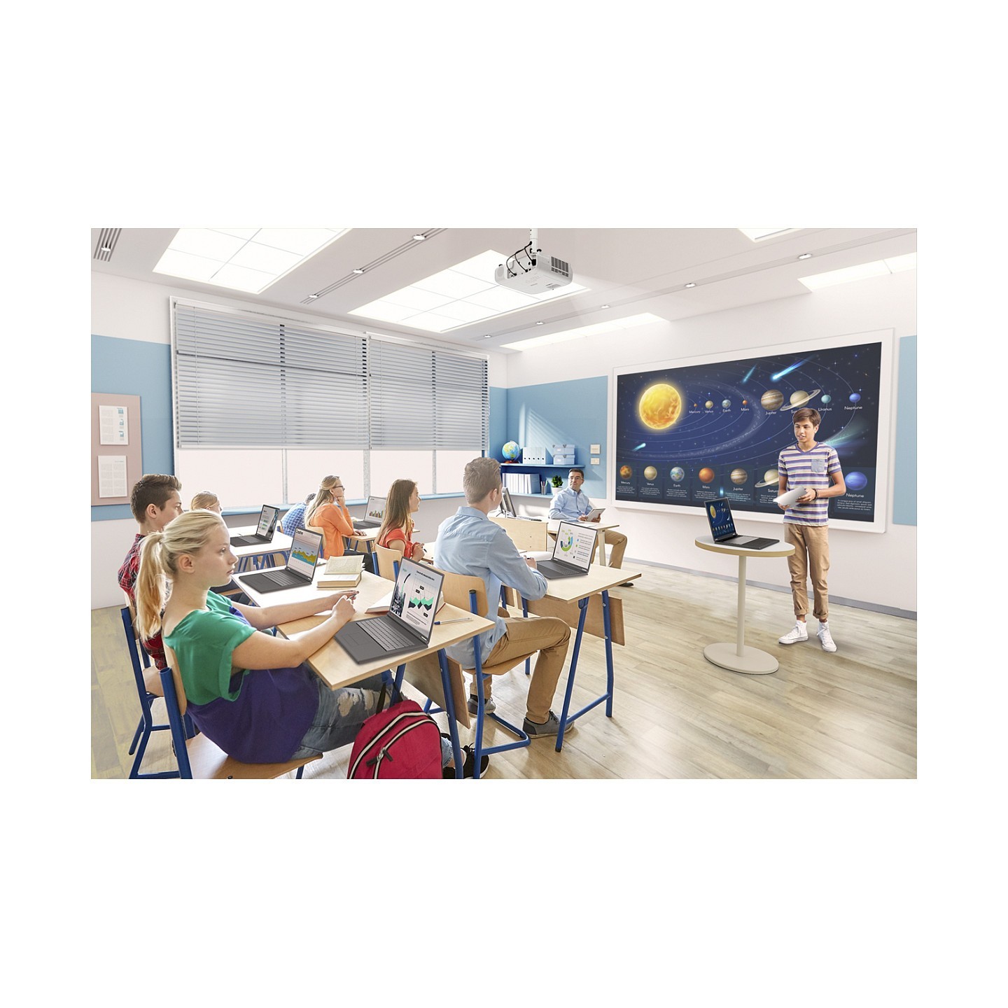 (1280x800) Epson EB W53 3LCD Projektor 4000 Lumen WXGA weiß — Buy in Cyprus with Fast Delivery