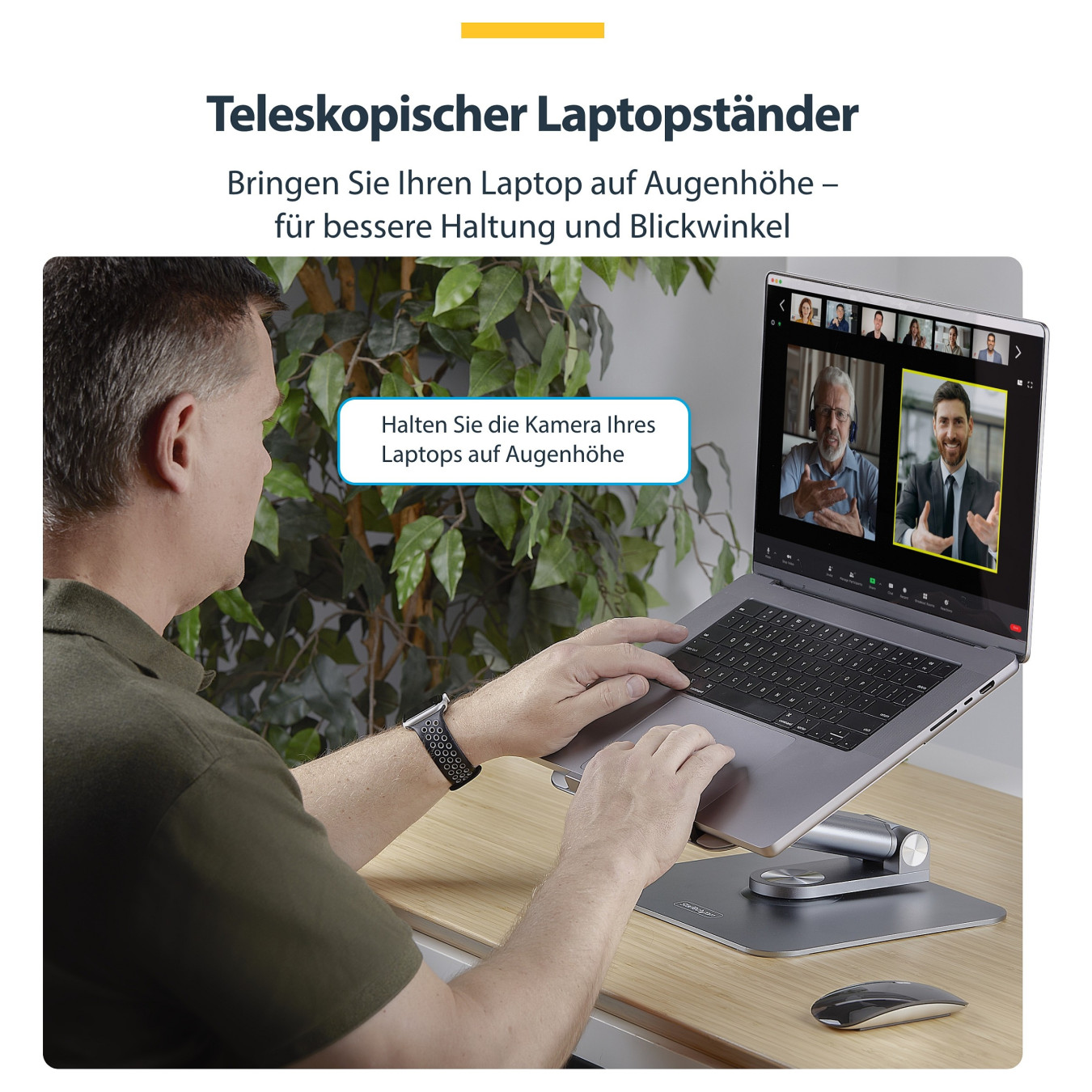 D StarTech TELESCOPIC LAPTOP STAND RISER — Buy in Cyprus with Fast Delivery